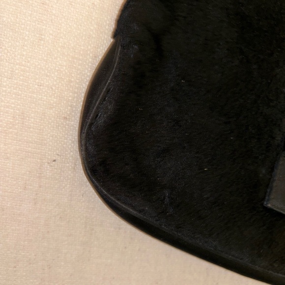 Vintage Gucci Pony Hair Mini Black Satin Jackie | Tom Ford Era - Picture 10 of 11